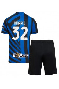 Inter Milan Federico Dimarco #32 Babytruitje Thuis tenue Kind 2024-25 Korte Mouw (+ Korte broeken)